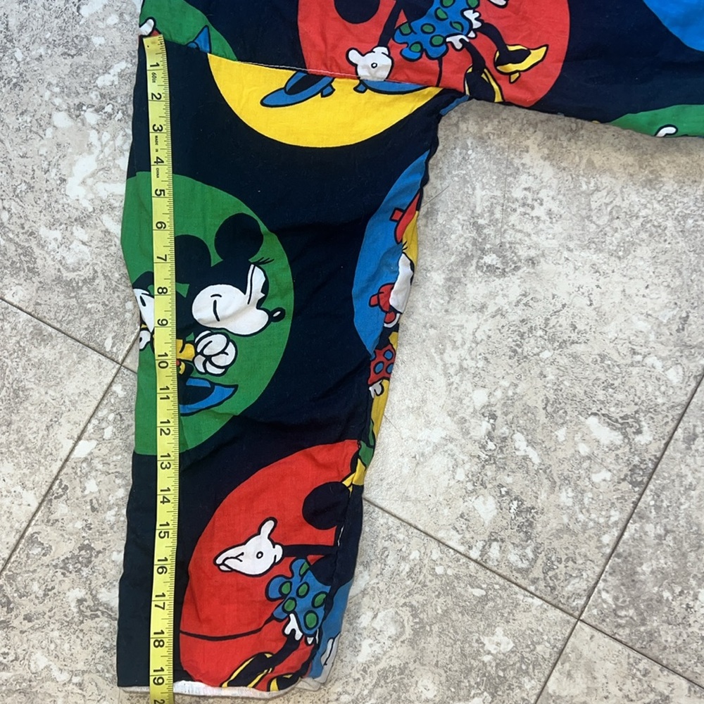 Vintage Mickey and Minnie Reversible Mouse Quilt Sweater Primary Color - Picture 14 of 14
